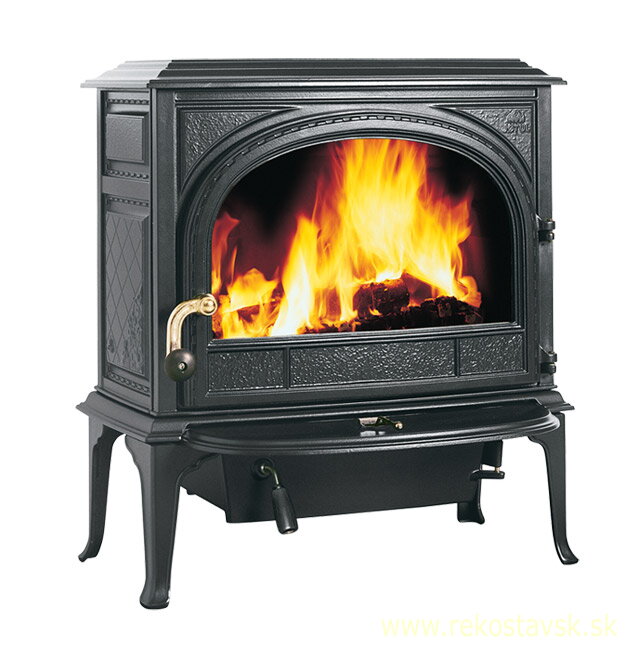 liatinové kachle Jotul F 400 ECO SE - modročierny smalt